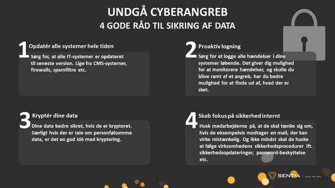 Cybersikkerhed - 4 gode råd.